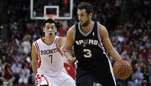 Jeremy Linas ir Marco Belinelli