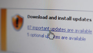 Svarbiausia – įdiekite „Windows“ atnaujinimus