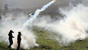 Palestinos protestuotojų susidūrimas su Izraelio pajėgomis