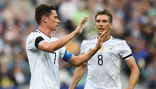 Julianas Draxleris ir Leonas Goretzka