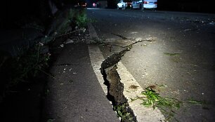 Stiprus žemės drebėjimas Kinijos pietvakariuose