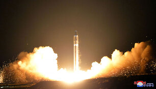 &Scaron;iaurės Korėjos raketa &bdquo;Hwasong-15&ldquo;