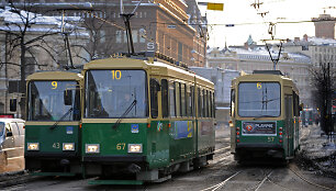 Tramvajai Helsinkyje