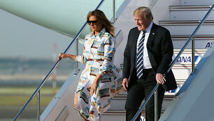Donaldas ir Melania Trumpai Tokijuje