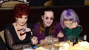 Sharon ir Ozzy Osbourne'ai su dukra Kelly Osbourne