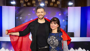 Jurijus Veklenko su mama Svetlana