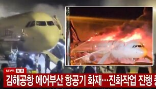 Užsidegęs &bdquo;Air Busan&ldquo; lėktuvas