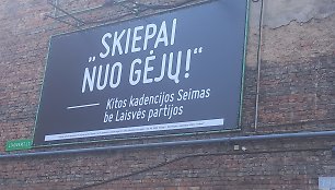 Laisvės partijos politinė reklama