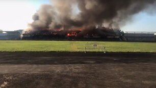 Deganti &bdquo;vagnerovcų&ldquo; bazė Kadijivkos stadione