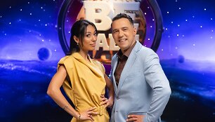 Laidos &bdquo;Be tabu&ldquo; vedėjai Keitė Arai ir Tomas Ali&scaron;auskas