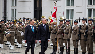 Gitanas Nausėda ir Andrzejus Duda