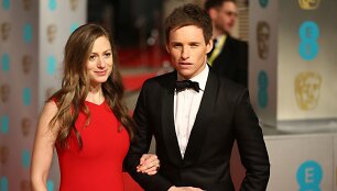 Eddie Redmayne'as su žmona Hannah Bagshawe