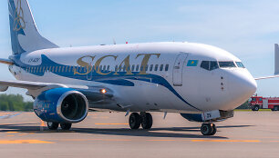 &bdquo;SCAT Airlines&ldquo; lėktuvas Vilniaus oro uoste
