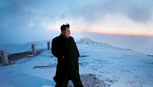 &Scaron;iaurės Korėjos lyderis Kim Jong Unas