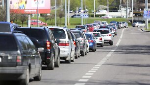 Kam&scaron;čiai Vilniaus gatvėje