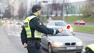 Policijos akcija Vilniuje