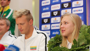 Giedrius Titenis ir Rūta Meilutytė