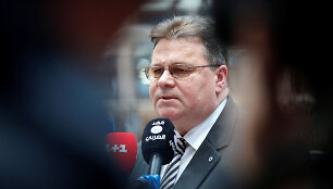 Linas Linkevičius Briuselyje