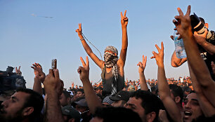 &bdquo;Hamas&ldquo; rėmėjai Gazos Ruože 