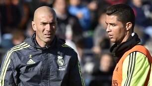 Zinedine'as Zidane'as ir Cristiano Ronaldo
