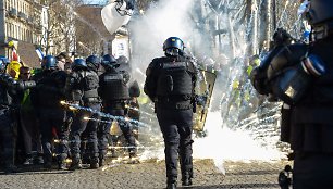 „Geltonųjų liemenių“ protestai Prancūzijoje