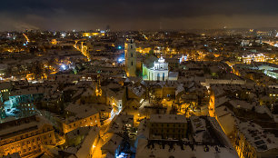 Gimtadienį švenčiančio Vilniaus vaizdai