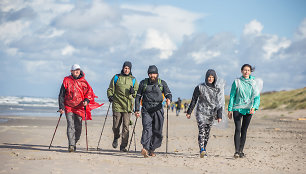 „Coastline Trek’18: Klaipėda with Gjensidige“ žygio akimirka