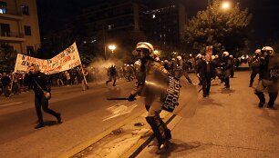 Protestai Graikijoje