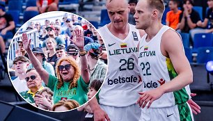 Vydas ir Jolanda Gedvilai pasaulio 3x3 krepšinio čempionate