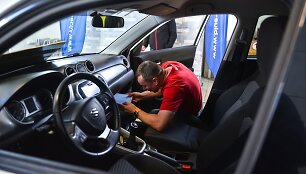 &bdquo;Geriausio Lietuvos vairuotojo&ldquo; konkurso akimirka