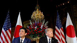 Shinzo Abe ir Donaldas Trumpas