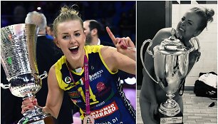Anksčiau laimėjusi Italijos lygos titulą Joanna Wolosz triumfavo ir tinklinio Čempionų lygoje.