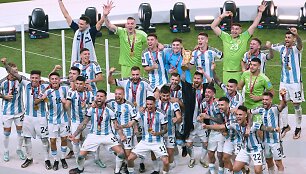 Argentinos futbolo rinktinė 2022 metais.