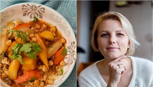 Dangira &Scaron;ima&scaron;iutė ir jos gamintas daržovių kuskusas