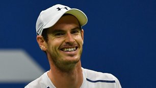 „US Open“: Andy Murray – Marcelis Granollersas