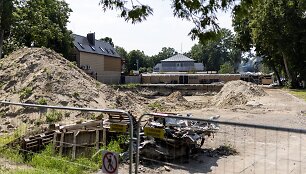 Statybos Palangos J.Basanavičiaus gatvėje