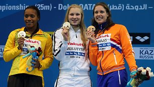 Alia Atkinson, Rūta Meilutytė ir Moniek Nijhuis