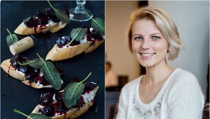 Dangira &Scaron;ima&scaron;iutė ir jos užkandis su keptais burokėliais