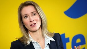 Estijos ministrė pirmininkė Kaja Kallas