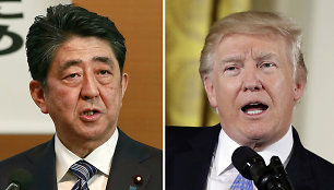 Shinzo Abe ir Donaldas Trumpas