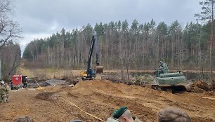 Vieta, kurioje nuskendo JAV karių &scaron;arvuota ma&scaron;ina