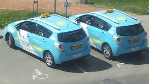 "Smart Taxi" neįgaliųjų vietose