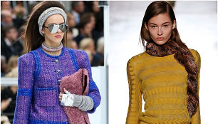 „Chanel“ ir „Missoni“ 2017–2018 m. rudens ir žiemos kolekcijų modeliai