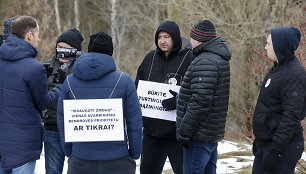 „Achemos“ darbuotojų streikas