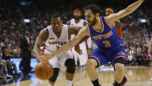 Kyle'as Lowry ir Jose Calderonas