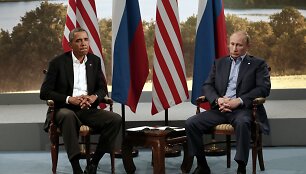Barackas Obama ir Vladimiras Putinas