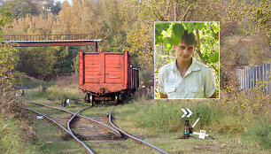 Geležinkelio at&scaron;aka R. Kalantos gatvėje Kaune