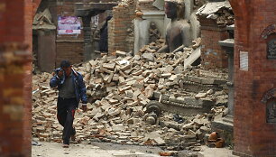 Nepalas po galingo žemės drebėjimo