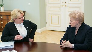 Algimanta Pabedinskienė ir Dalia Grybauskaitė