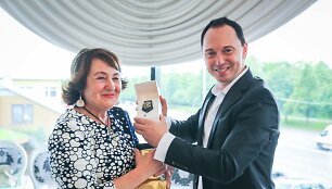 Mindaugas Mickevičius-Mino ir mama Jūratė